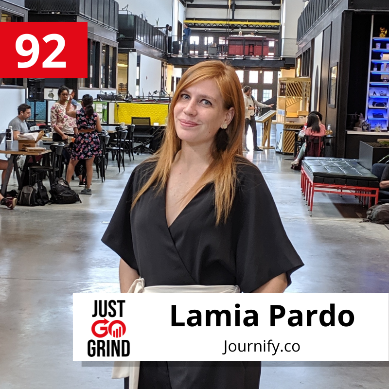 #92: Lamia Pardo, Co-Founder of Journify, on Building a Burnout Prevention and Well-being Coaching Platform